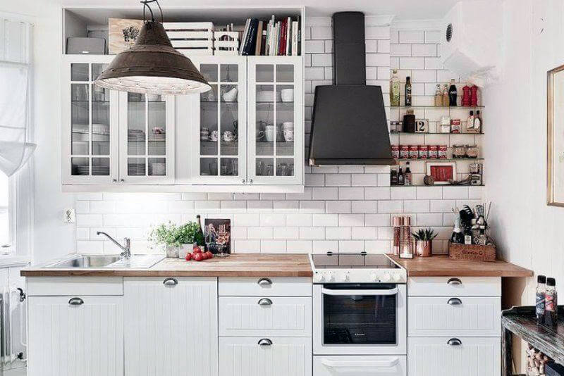 Висота фартуха на кухні