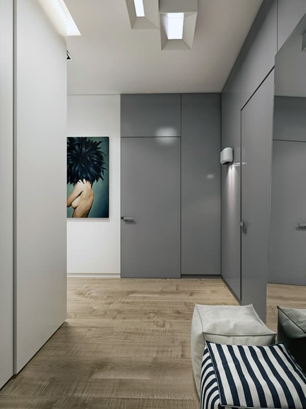 Коридор в стилі мінімалізм