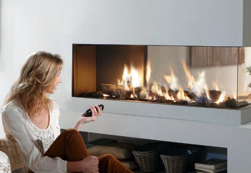 Відкритий електричний камін