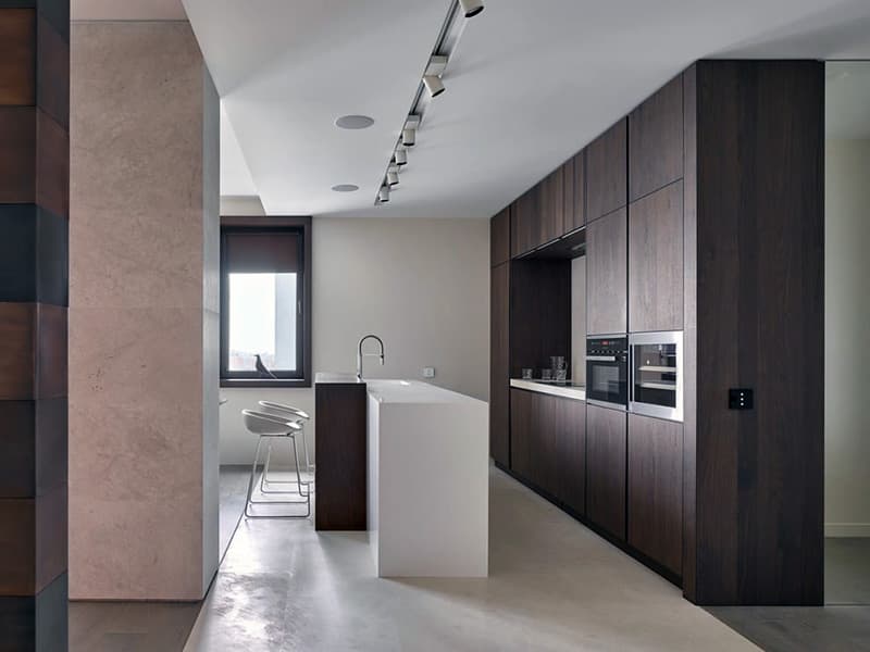 Точкове освітлення в мінімалістичному інтер'єрі