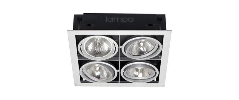 Точечные светильники на четыре лампы