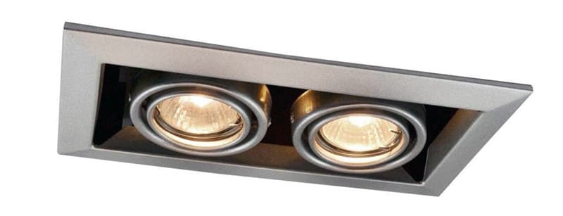 Точечные светильники с двумя источниками света