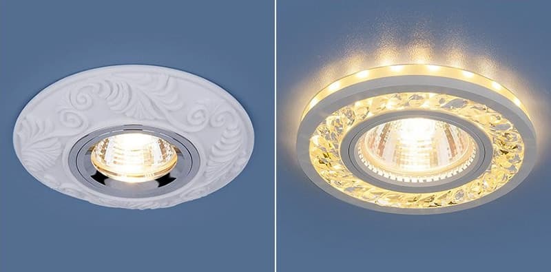 Точечные светильники в классическом стиле