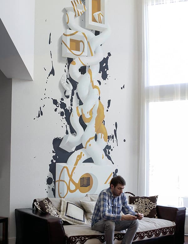 Затишок в кімнаті за допомогою арту на стіні