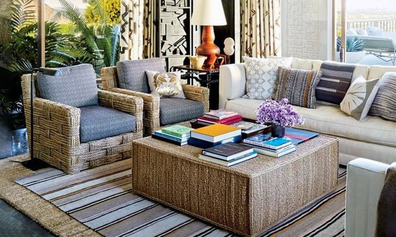 Затишна кімната з використанням килимів