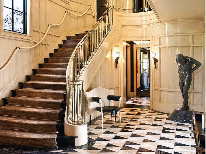 Ар-деко сходи в дизайні інтер'єру будинку