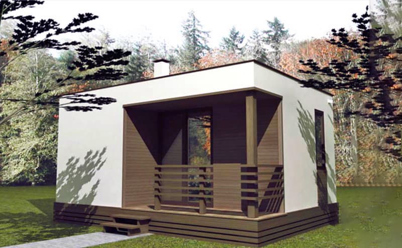 Баня из газобетона