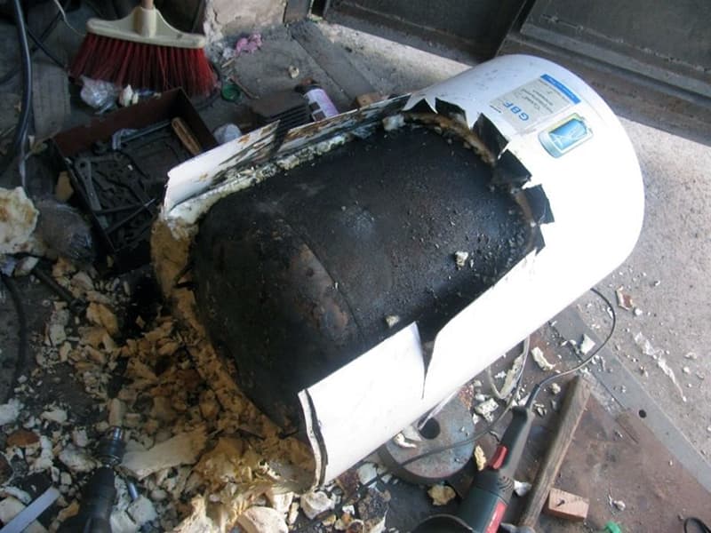 Буржуйка з бойлера своїми руками