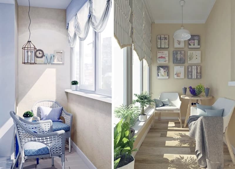 Дизайн лоджії в стилі прованс