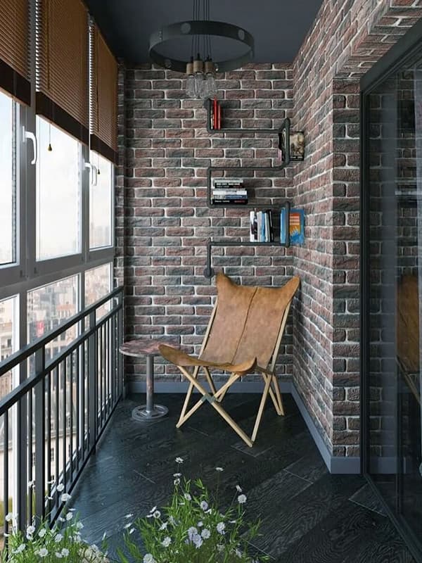 Як оформити балкон в стилі лофт