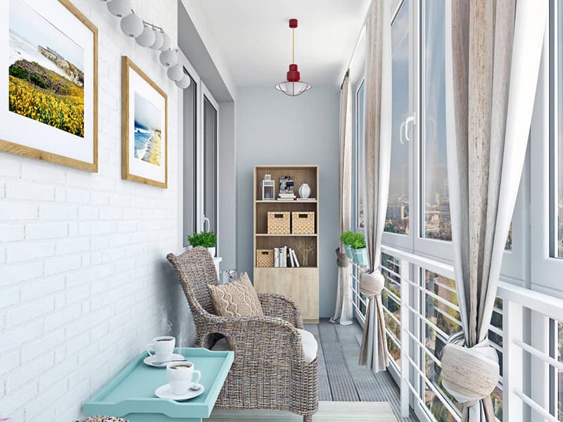 Как сделать балкон в скандинавском стиле
