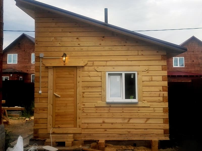 Красива лазня своїми руками