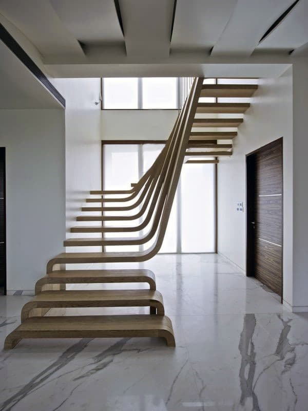 Приклад сходів в мінімалістичному стилі