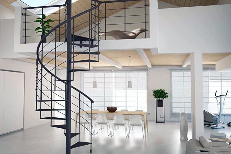 Гвинтові сходи з металу