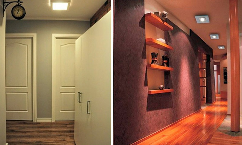 Лампи для коридору або невеликої кімнати