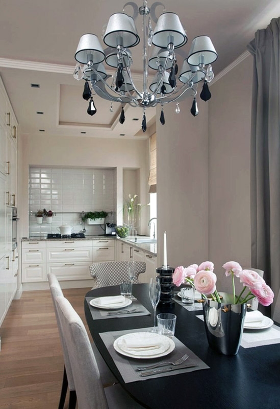 Гіпсокартонна стеля на кухні