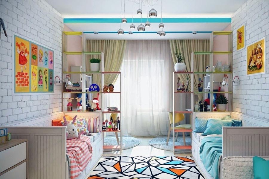 Приклад інтер'єру для дитячої кімнати