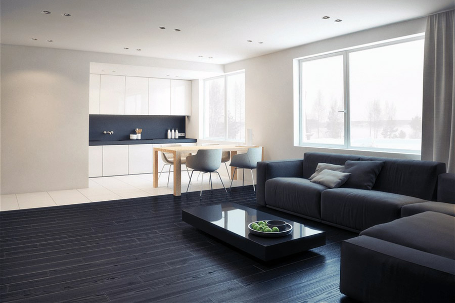 Дизайн комнаты в стиле минимализм