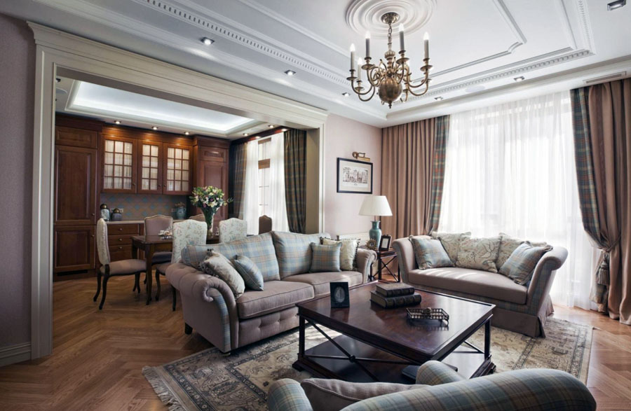 Дизайн просторої кімнати