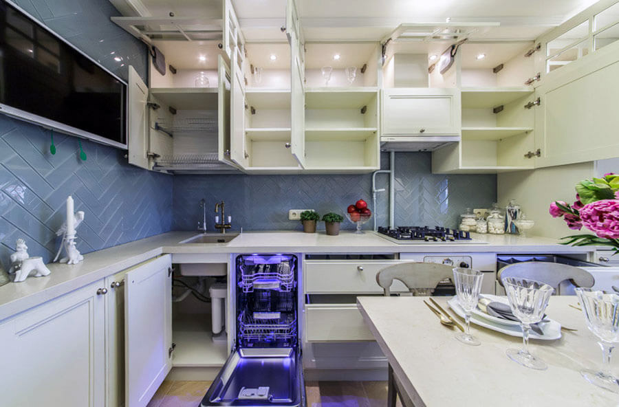 Как оборудовать угловую кухню в доме