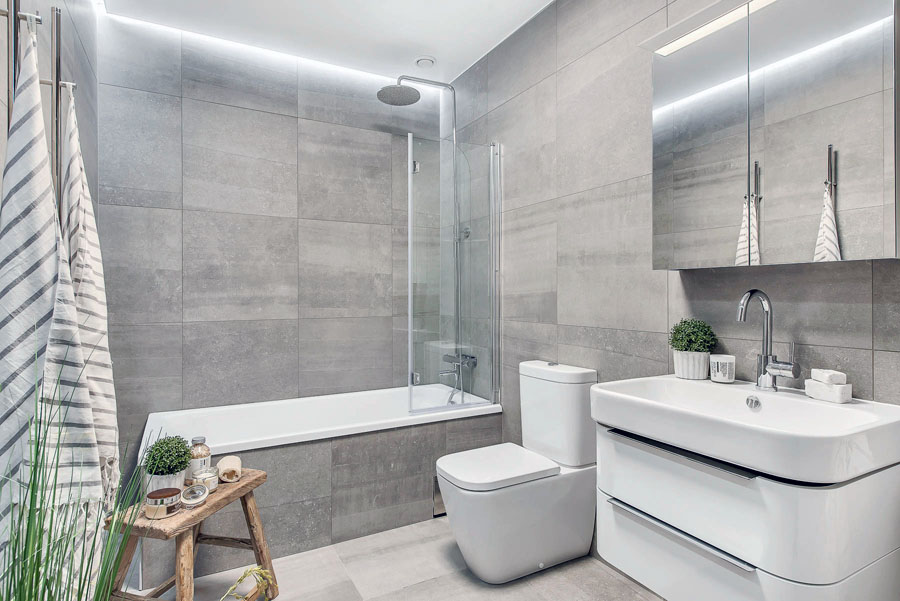 Пример дизайна ванной комнаты