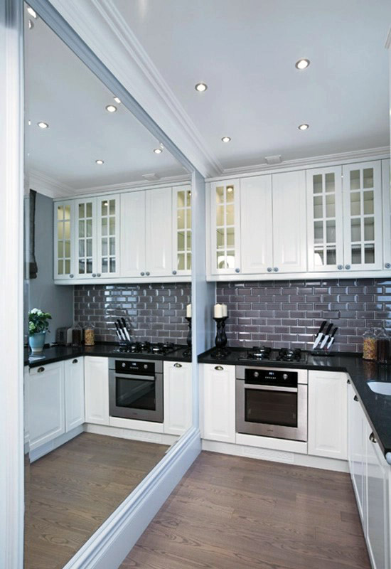 Кутова кухня для маленьких приміщень