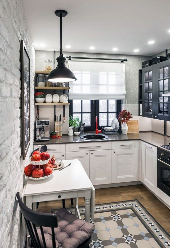 Як розмістити світильники на кухні