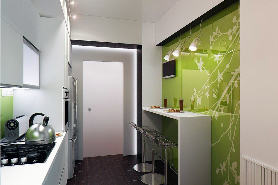 Організація освітлення на кухні у хрущовці