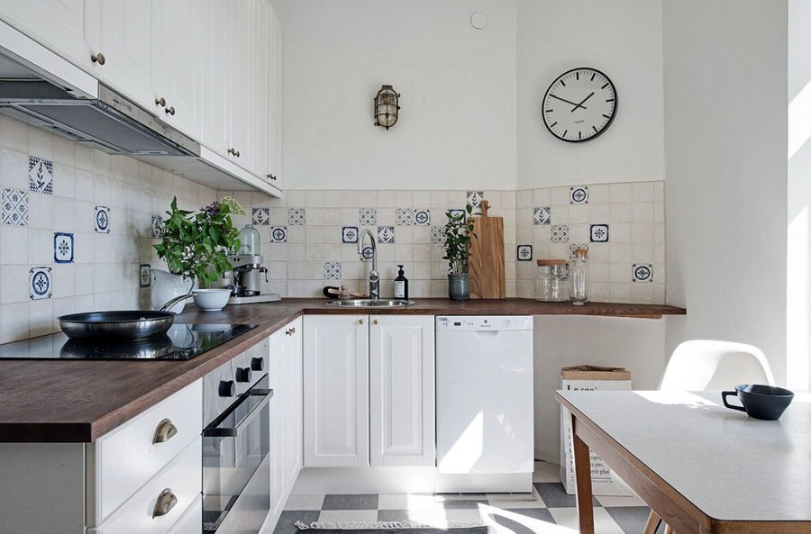 Розміщення кімнатних рослин на маленькій кухні