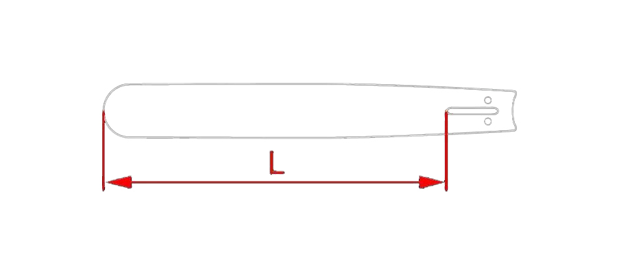 Длина шины в электрической пиле