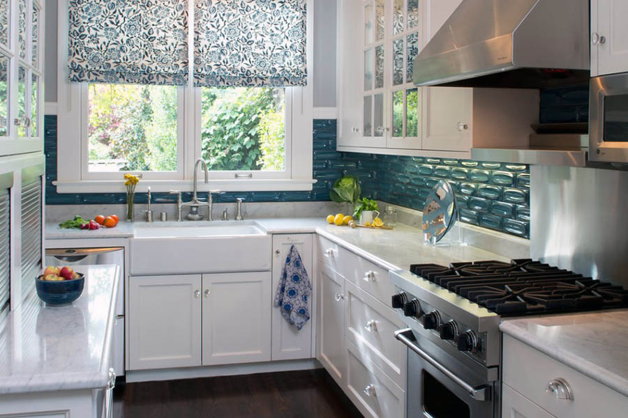 Як розмістити шафи на кухні в хрущовці