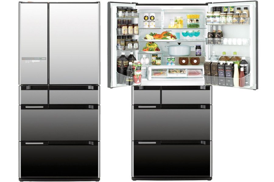 Холодильник з кількома дверима для дому