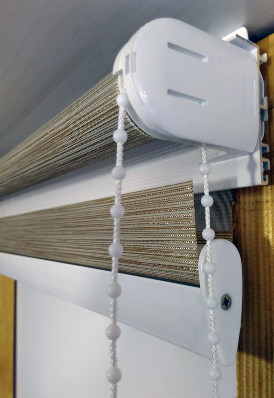 Открытая система в рулонных шторах