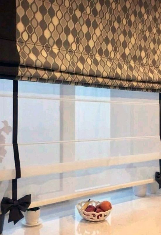 Приклад подвійних рулонних штор