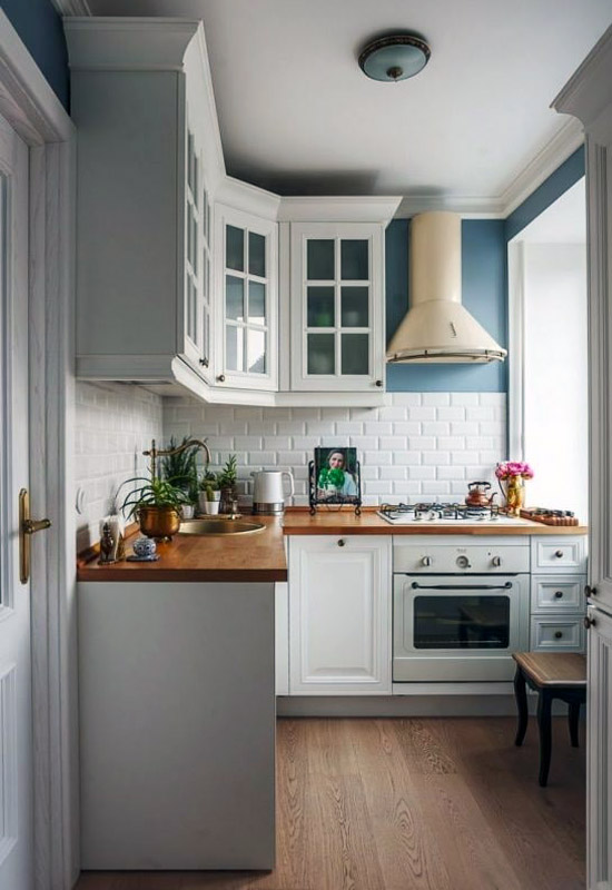 Живий приклад обробки кухні у хрущовці