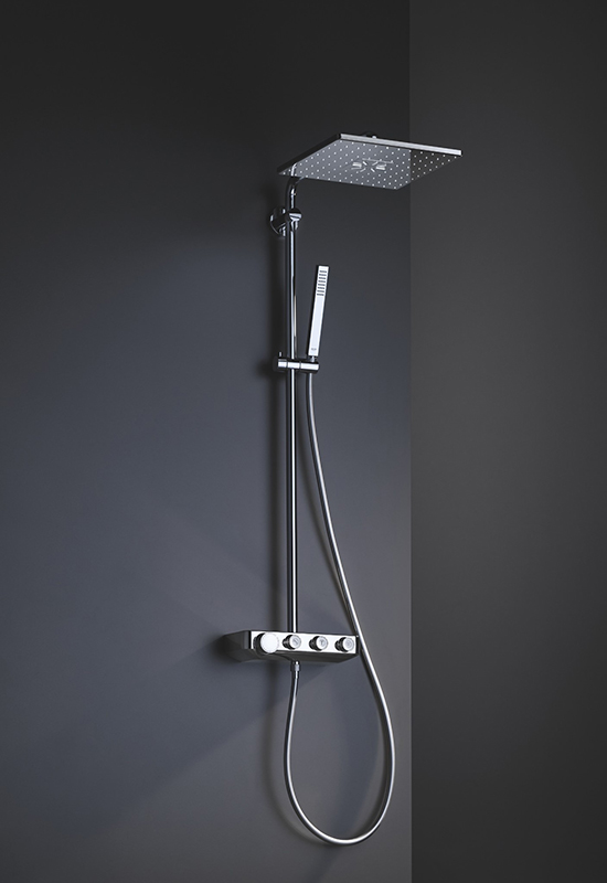 Современный смеситель с термостатом