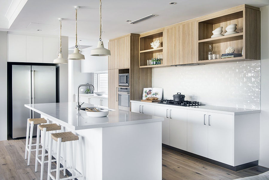 Барна стійка острів на кухні