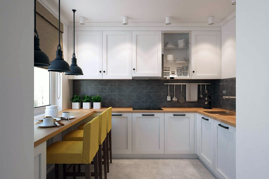 Збільшення корисного простору за рахунок підвіконня на кухні