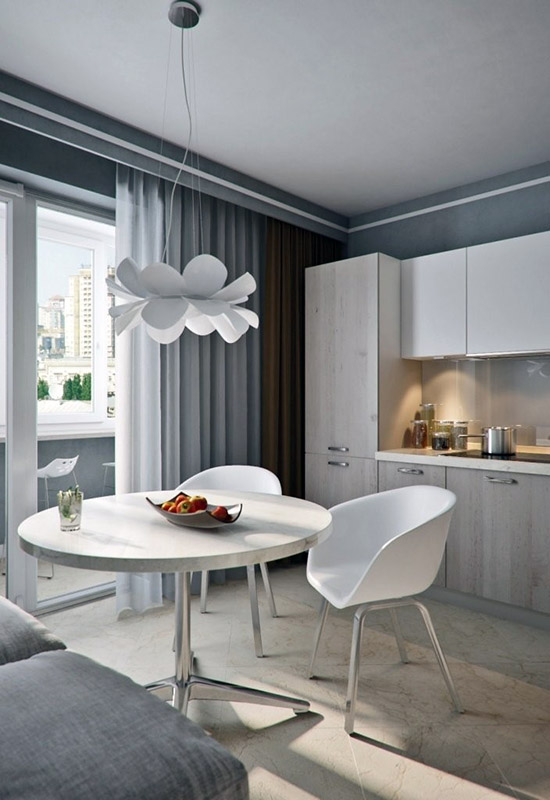 Вибір обіднього столу для маленької кухні