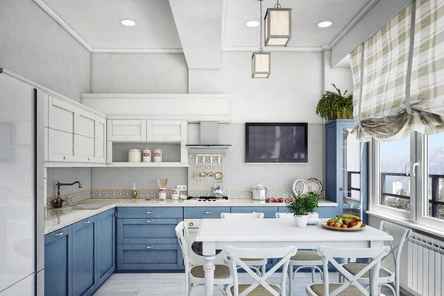 Г-подібне планування на маленькій кухні