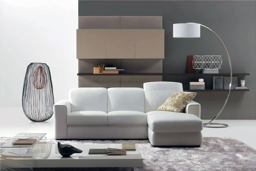 Гарний приклад обстановки та оздоблення сучасної зали