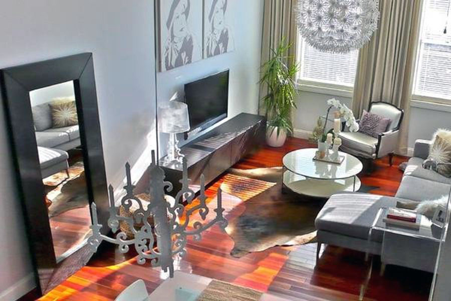 Найкращі меблі для дизайну зали в яскравих тонах