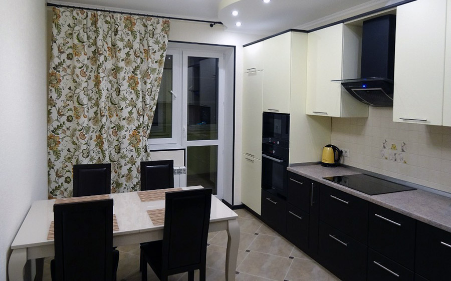 Приклад прямого планування на маленькій кухні