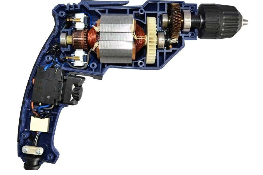 Устройство безударной дрели