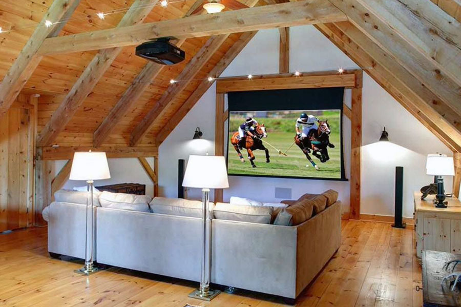 Організація кінотеатру на мансардному поверсі