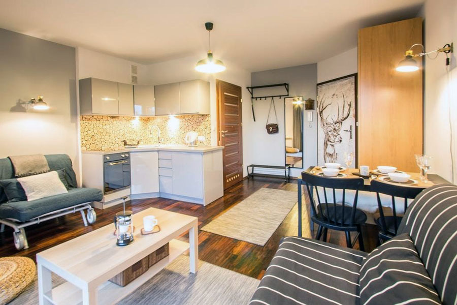 Реальний приклад оформлення дизайну квартири студії