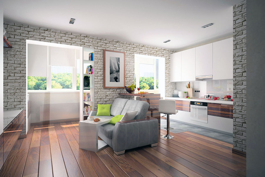 Вибір оздоблювального матеріалу для підлоги у квартирі студії