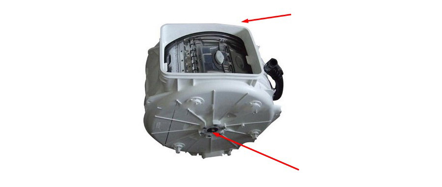 Барабан стиральной машинки с вертикальной загрузкой