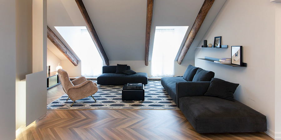 Як облаштувати односхилу мансарду