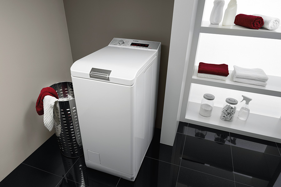 Пример компактной стиральной машинки с вертикальной загрузкой